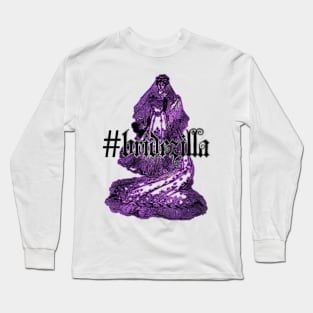 Gothic Bridezilla Purple Long Sleeve T-Shirt